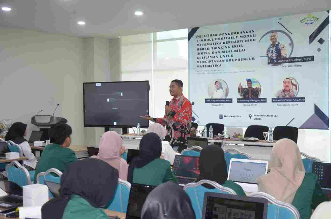 Gelar Pelatihan e-Modul, Prodi Pendidikan Matematika Cetak Edupreneur Gelar Pelatihan e-Modul, Prodi Pendidikan Matematika Cetak Edupreneur