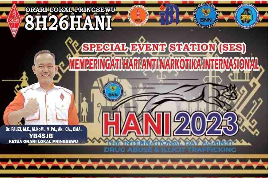 Peringatan Hari Anti Narkotika Internasional ORARI Lokal Pringsewu Gelar SES Peringatan Hari Anti Narkotika Internasional ORARI Lokal Pringsewu Gelar SES