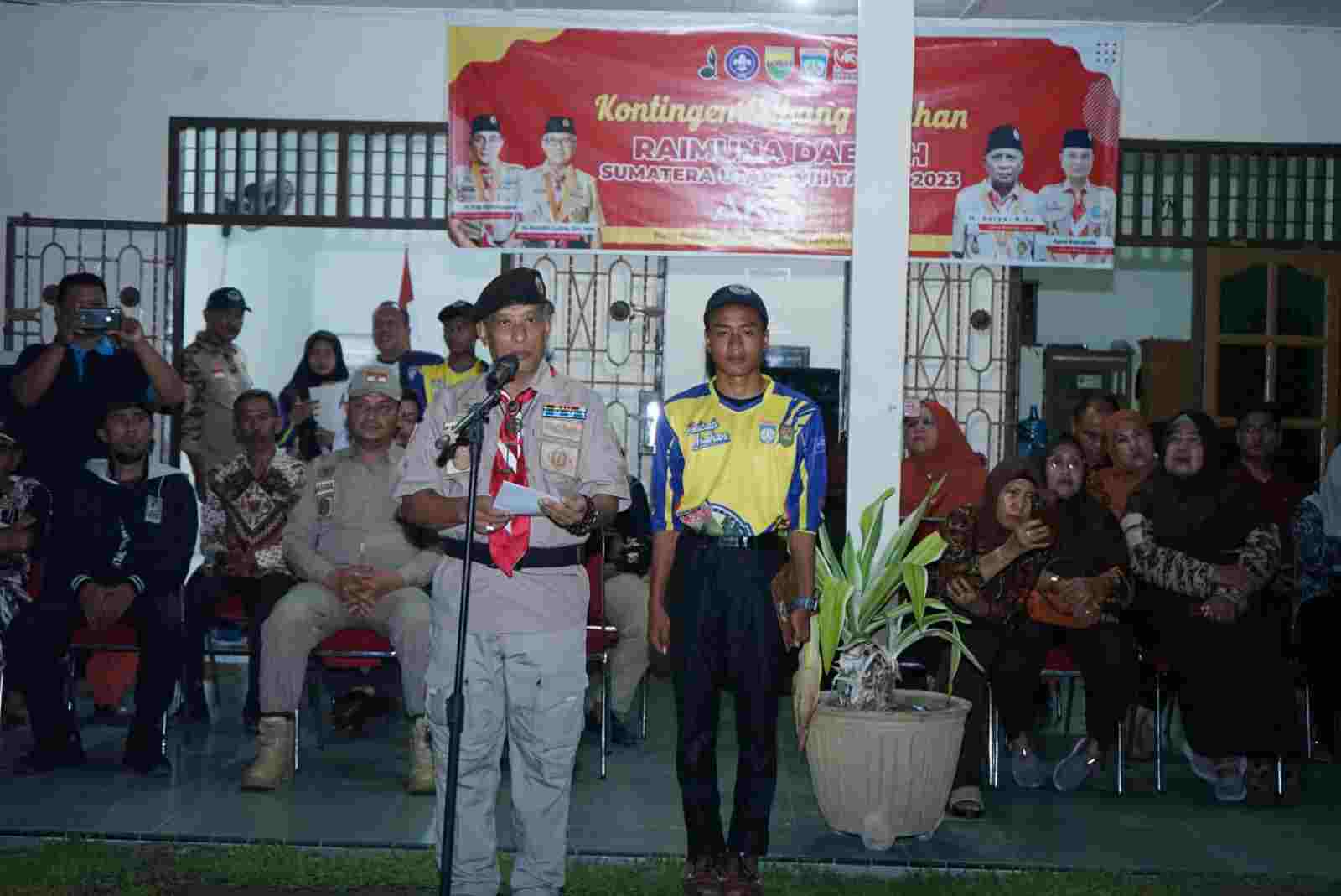 Buwono Prawana Lepas Kontingen Gerakan Pramuka Kwarcab Asahan Buwono Prawana Lepas Kontingen Gerakan Pramuka Kwarcab Asahan