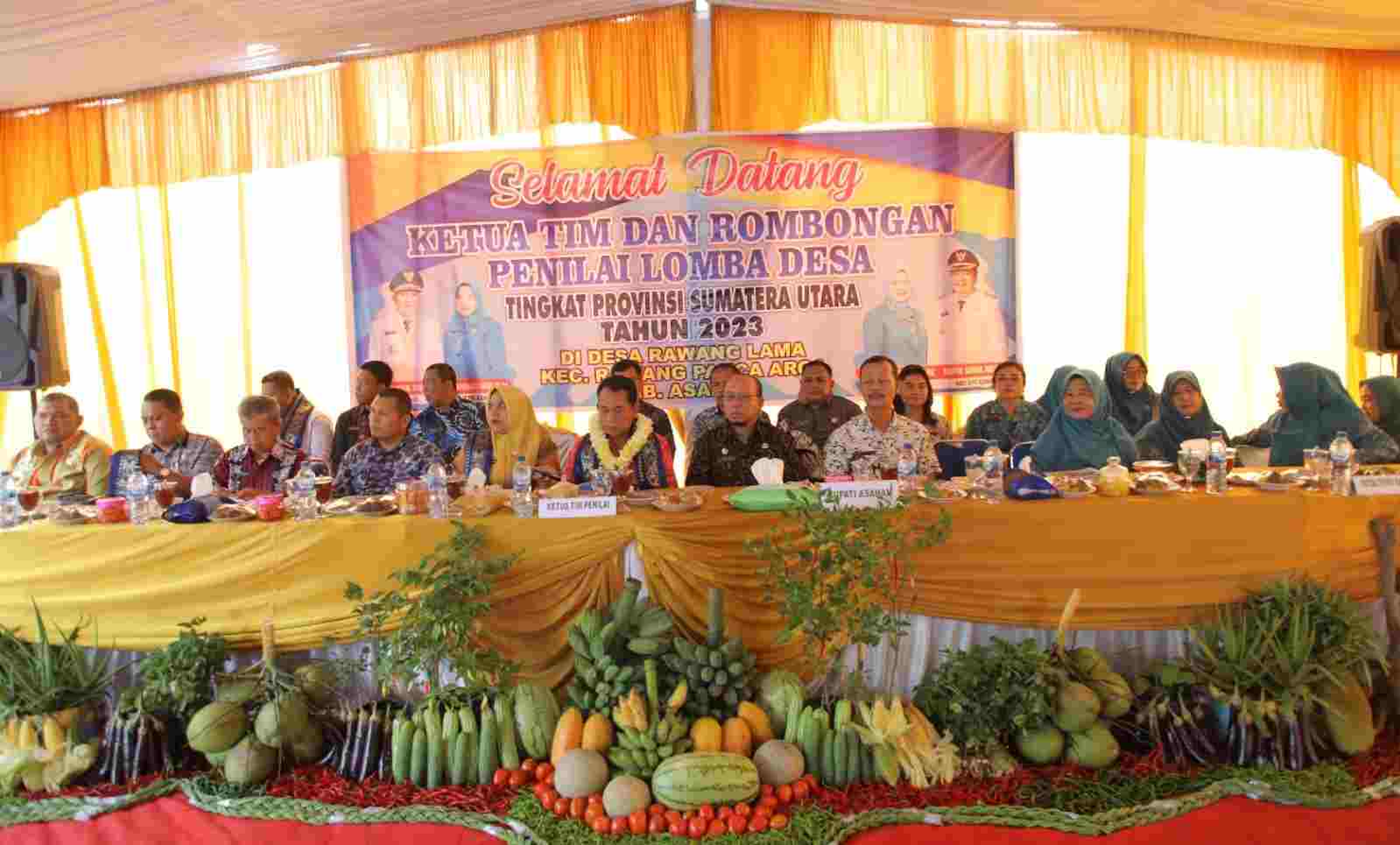 Tim Penilai Desa/Kelurahan Terbaik Tingkat Provsu Kunjungi Desa Rawang Lama Tim Penilai Desa/Kelurahan Terbaik Tingkat Provsu Kunjungi Desa Rawang Lama