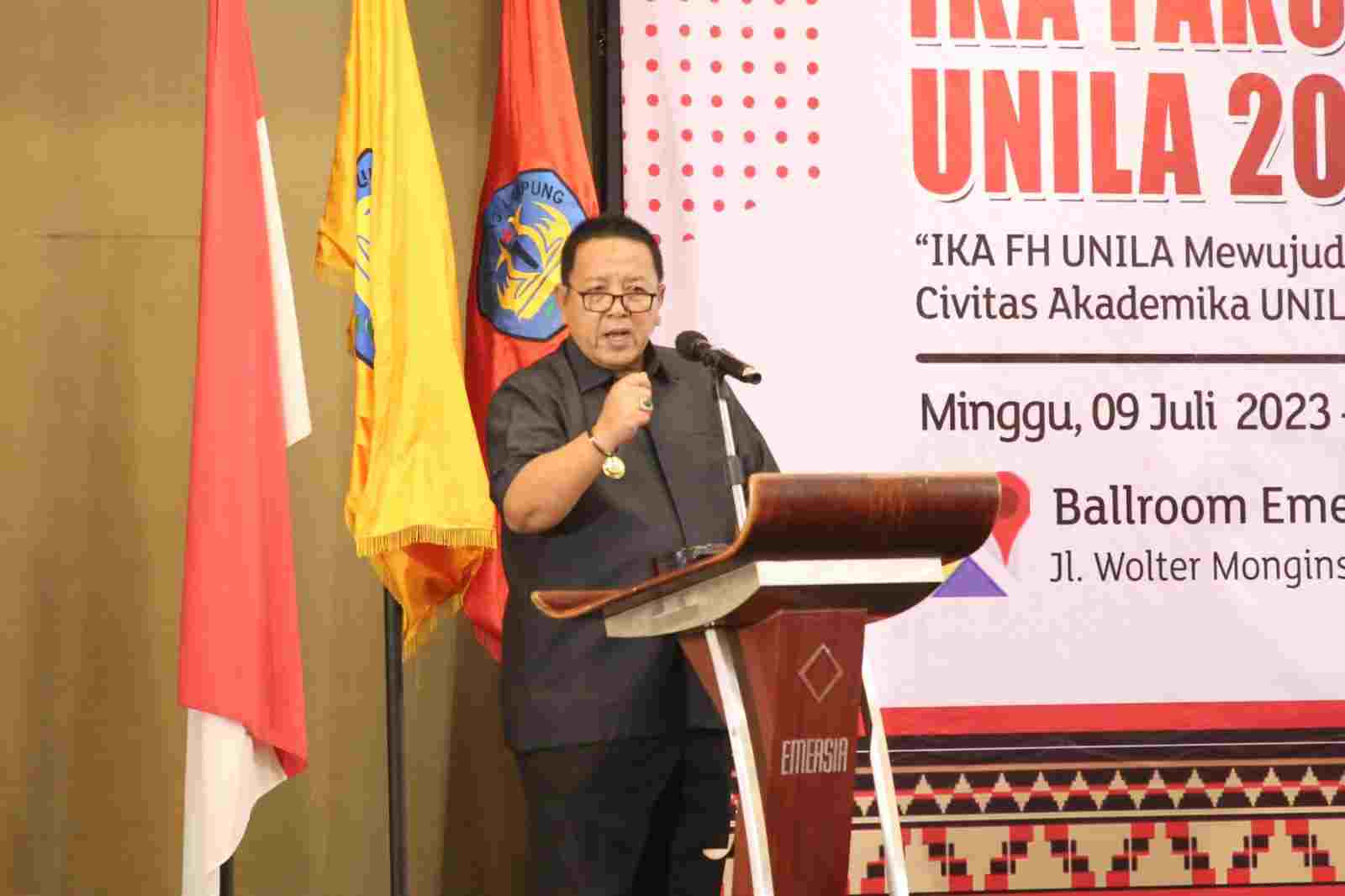 Gubernur Arinal Hadiri Raker IKA Fakultas Hukum Unila Periode 2023-2028 Gubernur Arinal Hadiri Raker IKA Fakultas Hukum Unila Periode 2023-2028