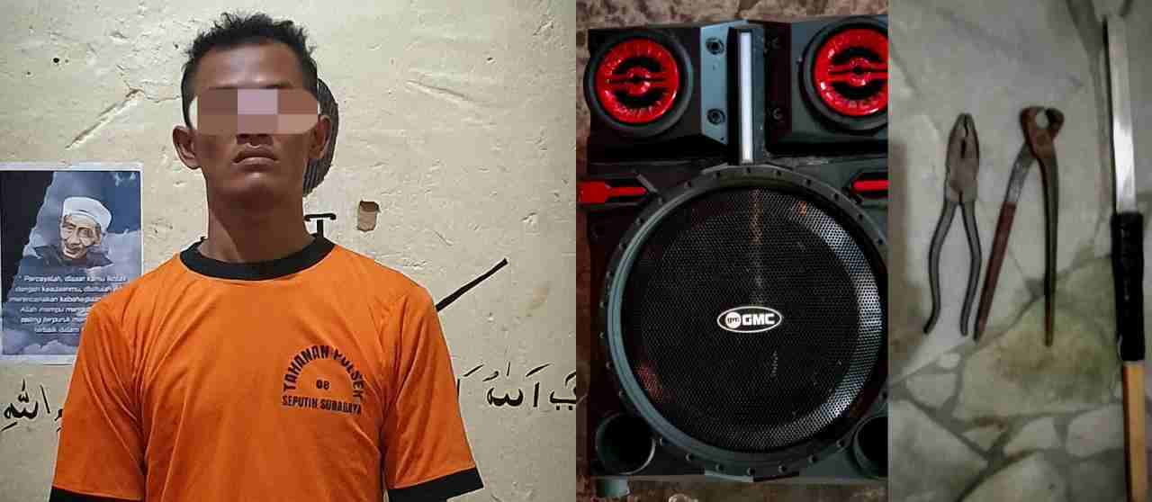 Tim Tekab 308 Presisi Polsek Seputih Surabaya, Ringkus Pembobol Sekolah Tim Tekab 308 Presisi Polsek Seputih Surabaya, Ringkus Pembobol Sekolah