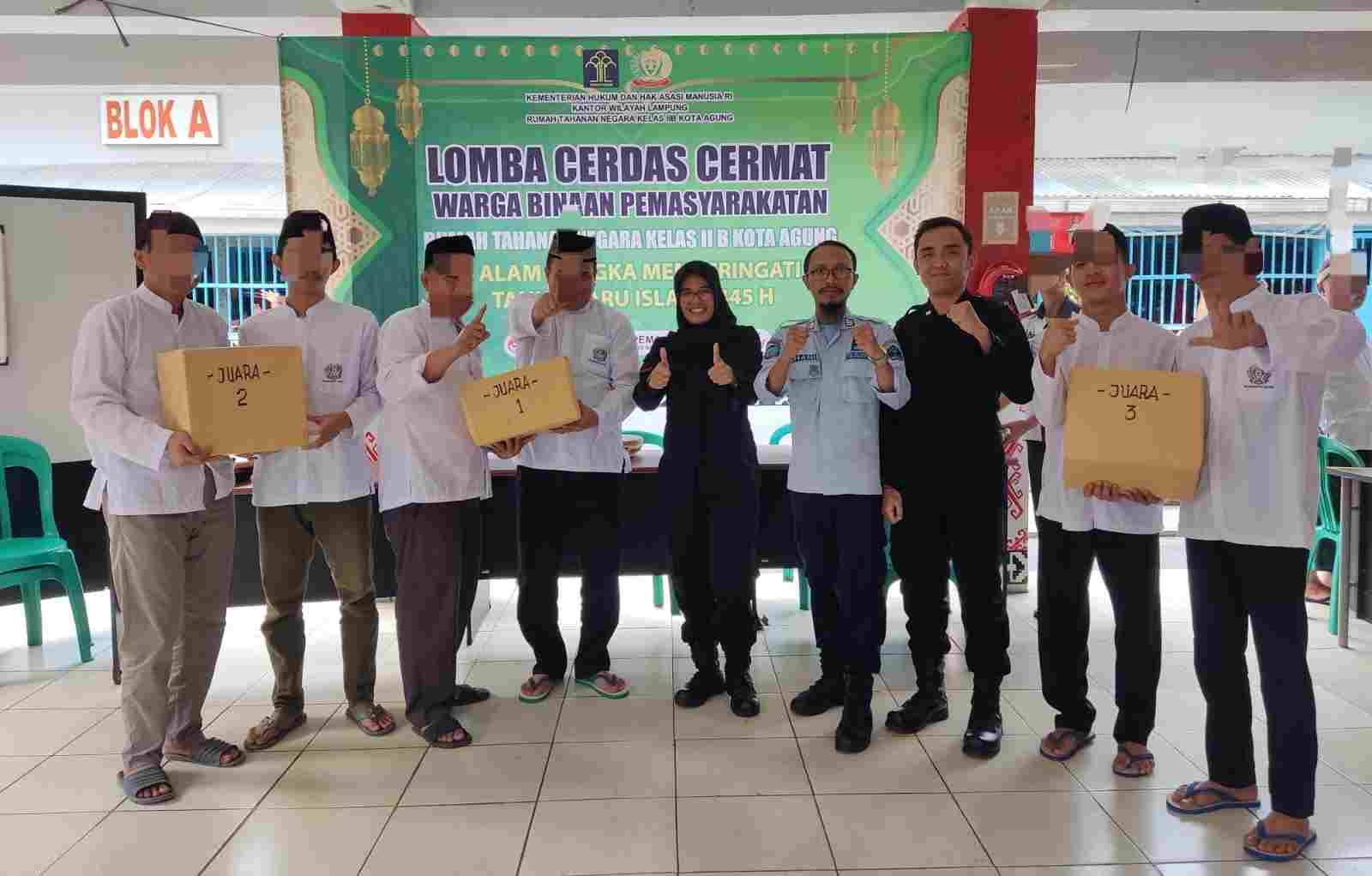Peringati Tahun Baru Islam, WBP Rutan Kota Agung Adu Pintar pada Lomba Cerdas Cermat Peringati Tahun Baru Islam, WBP Rutan Kota Agung Adu Pintar pada Lomba Cerdas Cermat