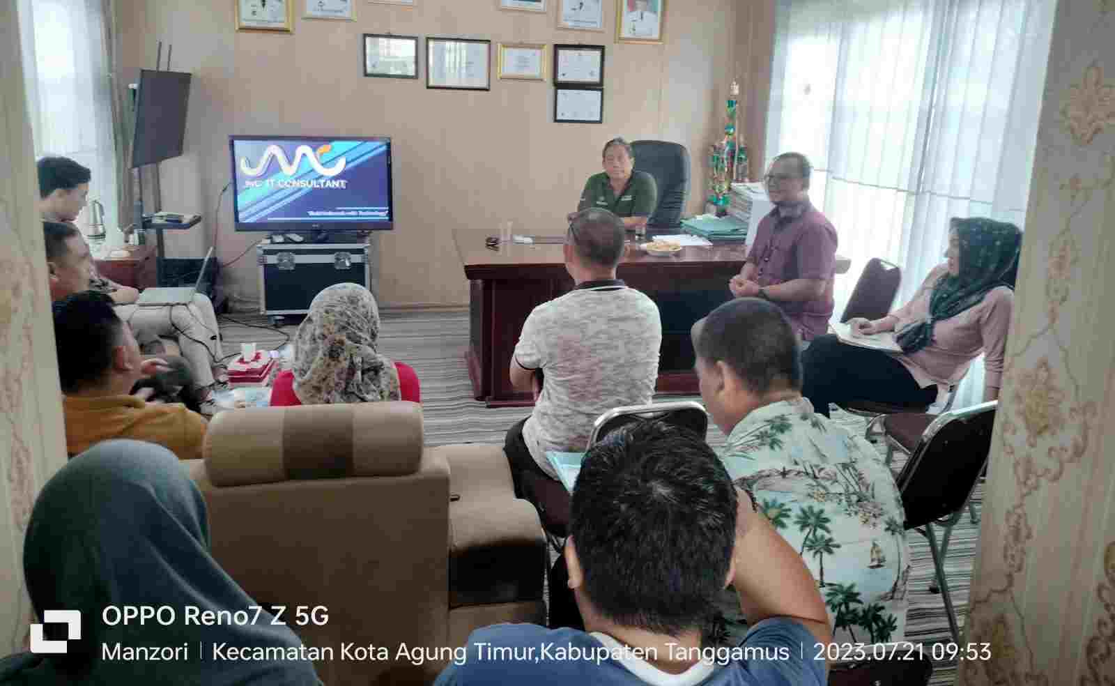 Dinas Kominfo Tanggamus Mendapatkan Kunjungan dari JMC IT Consultant Dinas Kominfo Tanggamus Mendapatkan Kunjungan dari JMC IT Consultant