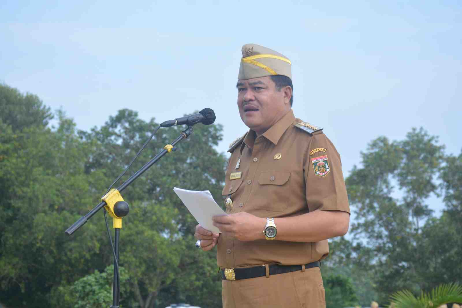 Musa Ahmad Pimpin Apel Bulanan Pemerintah Kabupaten Lamteng Musa Ahmad Pimpin Apel Bulanan Pemerintah Kabupaten Lamteng