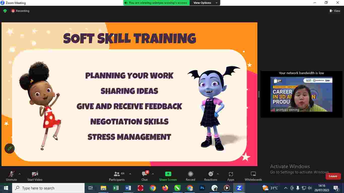 Sharing Session “Career In 3D Animation Production”, Prodi DKV IIB Darmajaya Hadirkan Brown Bags Film Bali Sharing Session “Career In 3D Animation Production”, Prodi DKV IIB Darmajaya Hadirkan Brown Bags Film Bali