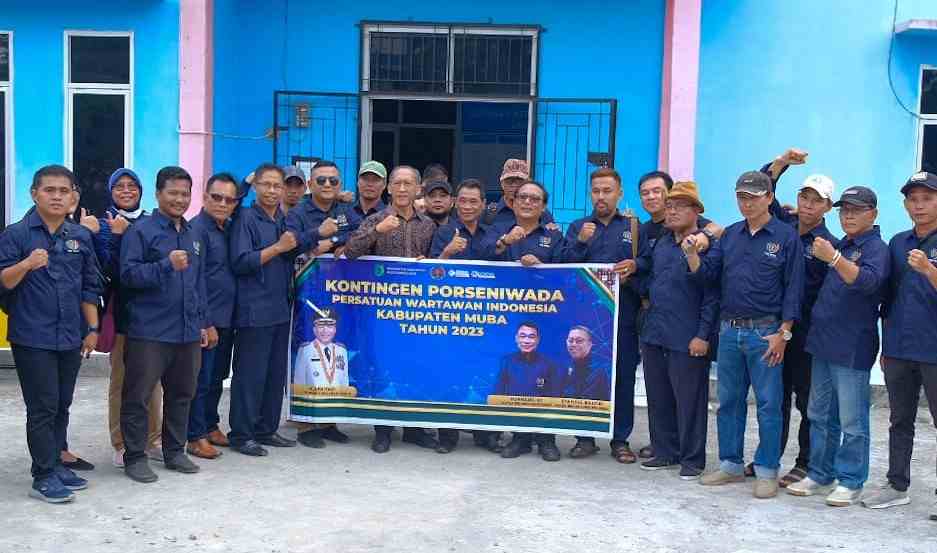 Pj Bupati H Apriyadi Mahmud Lepas Kontingen Porseniwada PWI Muba Pj Bupati H Apriyadi Mahmud Lepas Kontingen Porseniwada PWI Muba