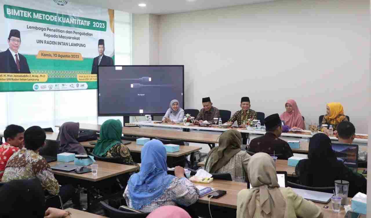 LP2M UIN RIL Bekali Dosen Metode Kuantitatif LP2M UIN RIL Bekali Dosen Metode Kuantitatif