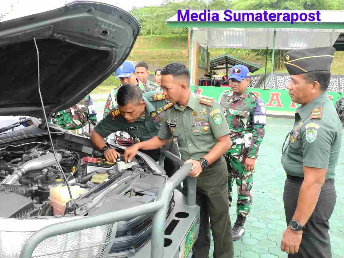 Dandim 0117/AT Letkol Czi Alfian Rachmad Purnamasidi Cek Langsung Kendaraan Dinas nya Dandim 0117/AT Letkol Czi Alfian Rachmad Purnamasidi Cek Langsung Kendaraan Dinas nya