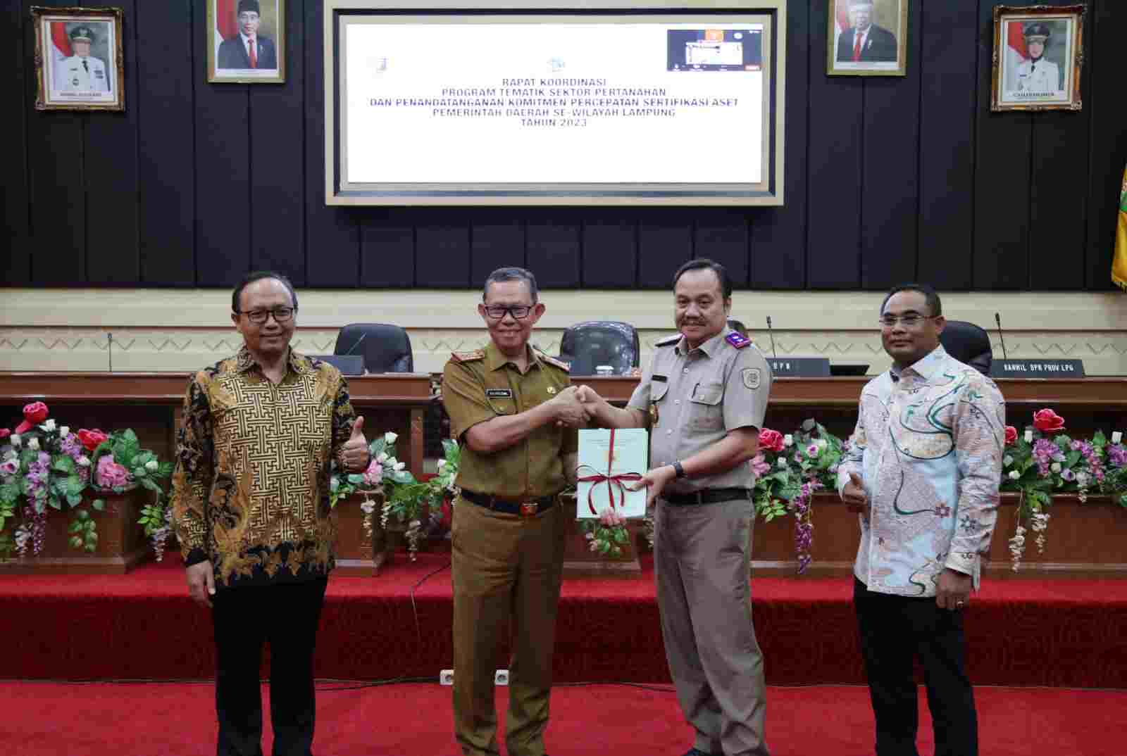 Rakor Program Tematik Sektor Pertanahan 2023, Pemprov Berharap Mengurai Permasalahan Aset Tanah Rakor Program Tematik Sektor Pertanahan 2023, Pemprov Berharap Mengurai Permasalahan Aset Tanah