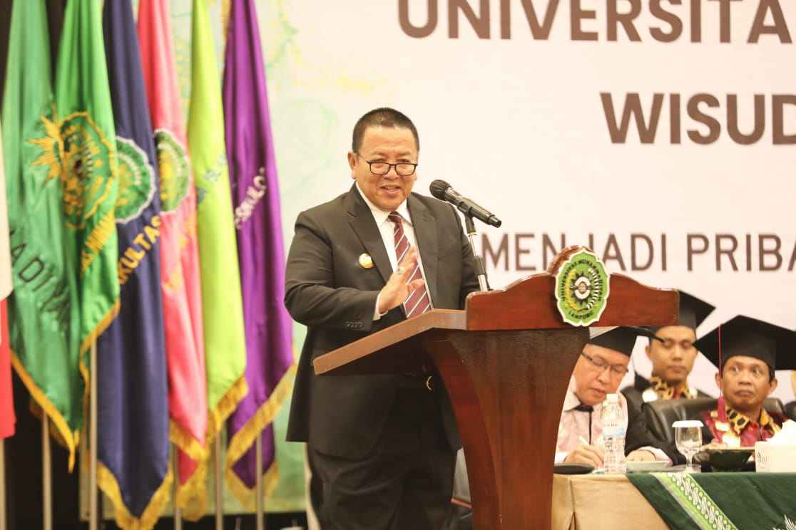 Gubernur Arinal Berpesan Agar Wisudawan Jadi Penggerak dan Pelopor Pembangunan Gubernur Arinal Berpesan Agar Wisudawan Jadi Penggerak dan Pelopor Pembangunan