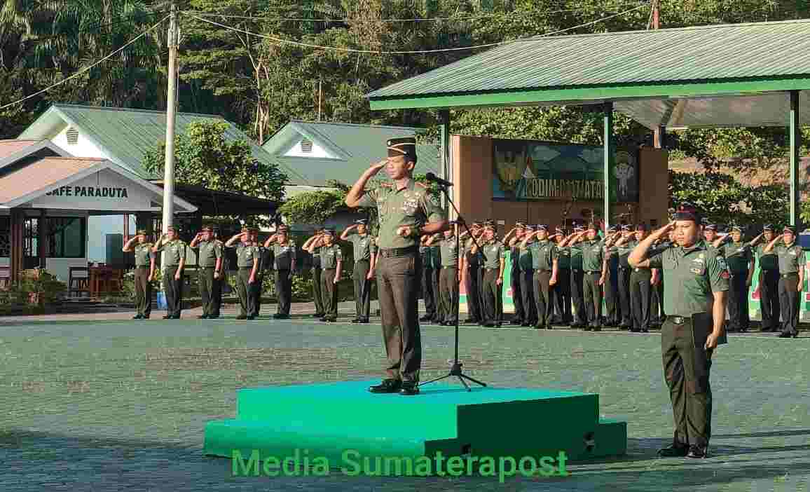 Kodim 0117/Aceh Tamiang Rutin Laksanakan Upacara Bendera Senin Kodim 0117/Aceh Tamiang Rutin Laksanakan Upacara Bendera Senin