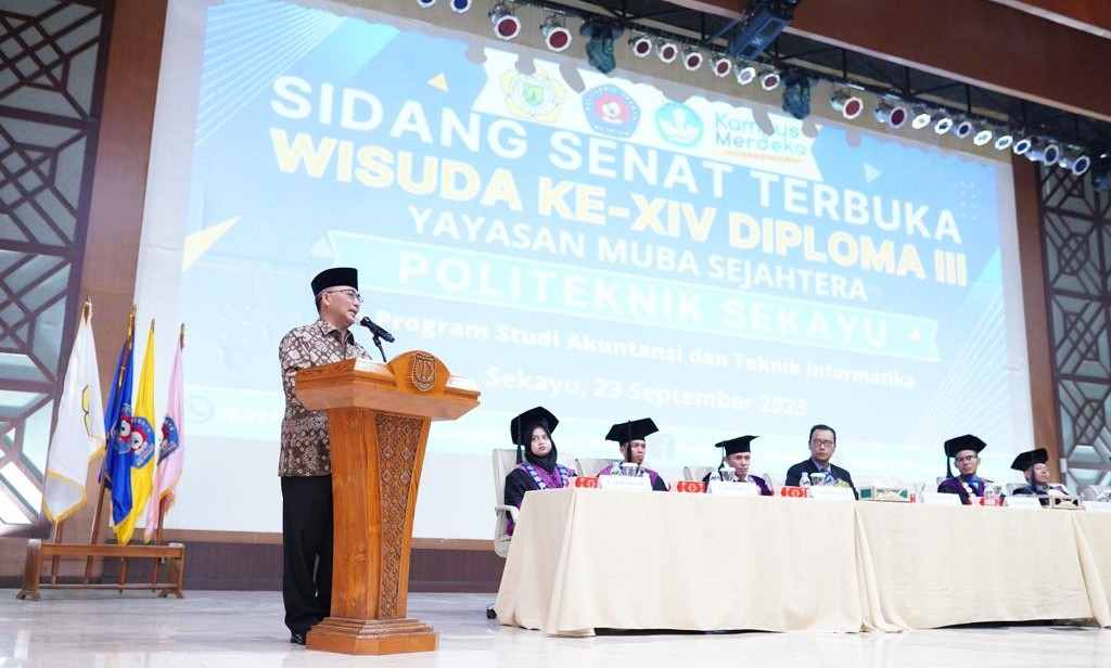 Pj Bupati Apriyadi Hadiri, Wisuda ke 14 Politeknik Sekayu Pj Bupati Apriyadi Hadiri, Wisuda ke 14 Politeknik Sekayu