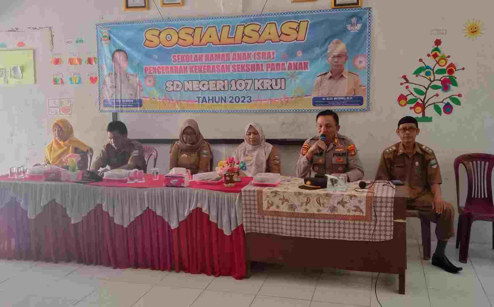 Polsek Pesisir Utara Sosialisasi SRA Pencegahan Kekerasan Seksual Polsek Pesisir Utara Sosialisasi SRA Pencegahan Kekerasan Seksual