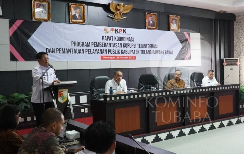 Pemkab Tubaba-KPK Gelar Rakor Program Pemberantasan Korupsi Pemkab Tubaba-KPK Gelar Rakor Program Pemberantasan Korupsi