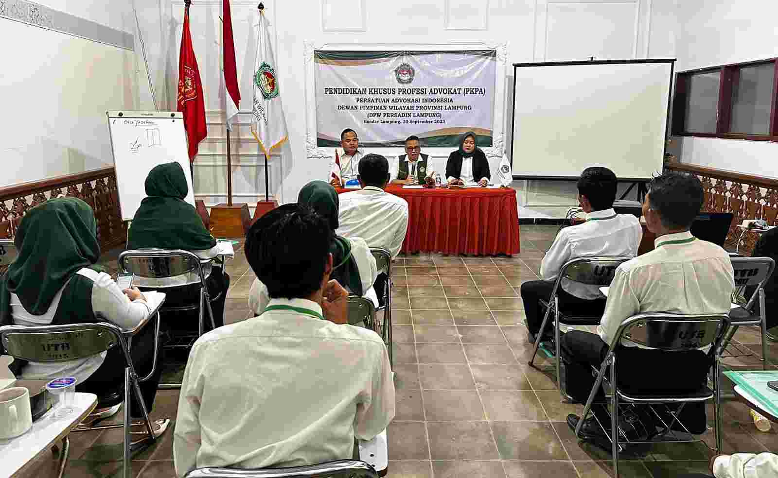 DPW Persadin Lampung Gandeng UTB Gelar PKPA Perdana DPW Persadin Lampung Gandeng UTB Gelar PKPA Perdana