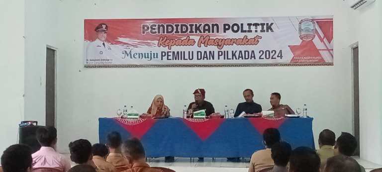 Ketua Komisi I DPRD Lamsel Jadi Narsum Dalam Pendidikan Politik Menuju Pemilu dan Pilkada 2024 Ketua Komisi I DPRD Lamsel Jadi Narsum Dalam Pendidikan Politik Menuju Pemilu dan Pilkada 2024