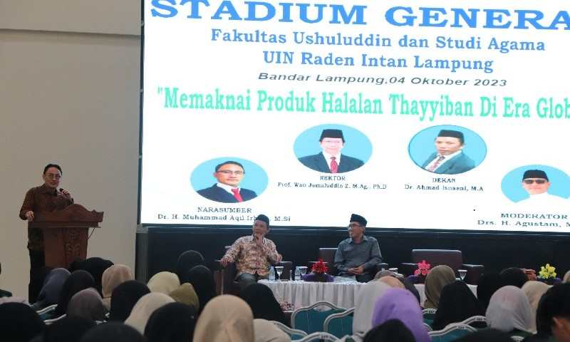 Kepala BPJPH Bekali Mahasiswa FUSA Maknai Produk Halalan Thayyiban Kepala BPJPH Bekali Mahasiswa FUSA Maknai Produk Halalan Thayyiban