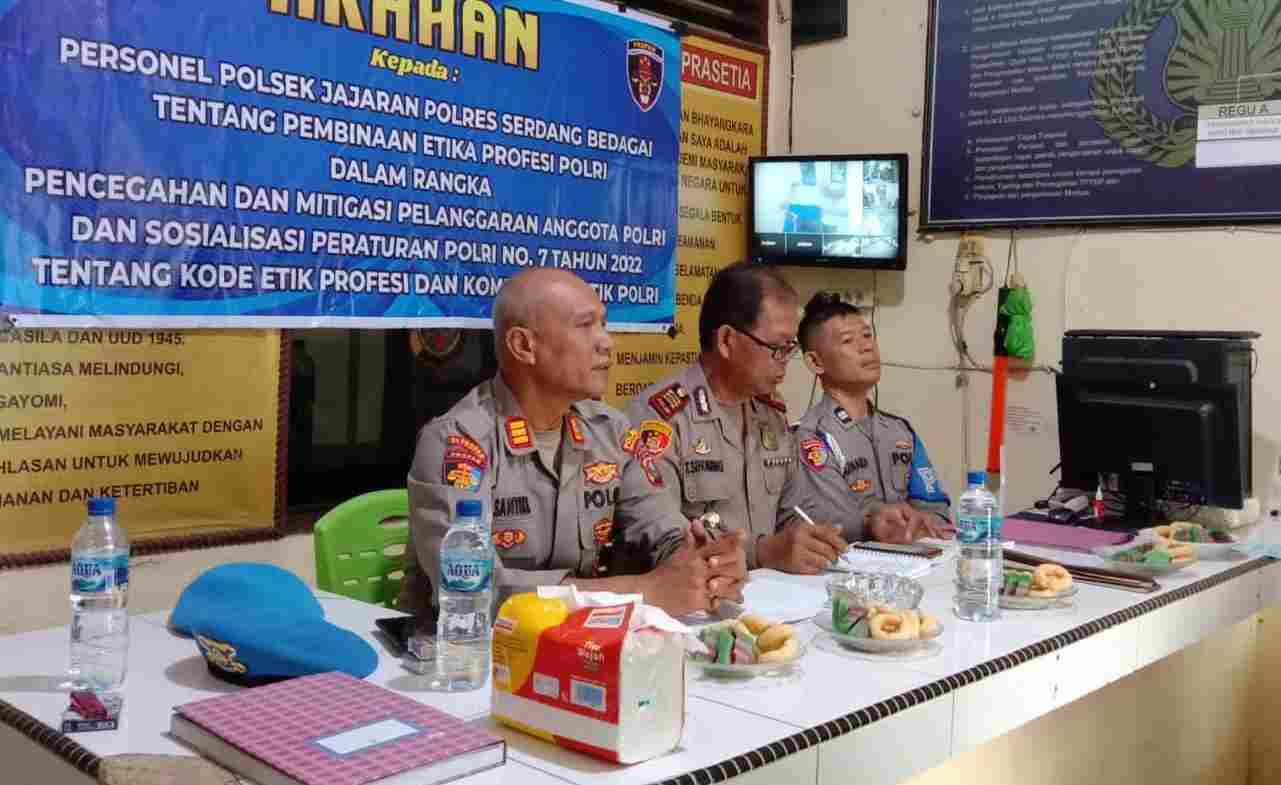 Polsek Tanjung Beringin Terima Kunker TIM Mitigasi Kasi Propam Polres Sergai Polsek Tanjung Beringin Terima Kunker TIM Mitigasi Kasi Propam Polres Sergai