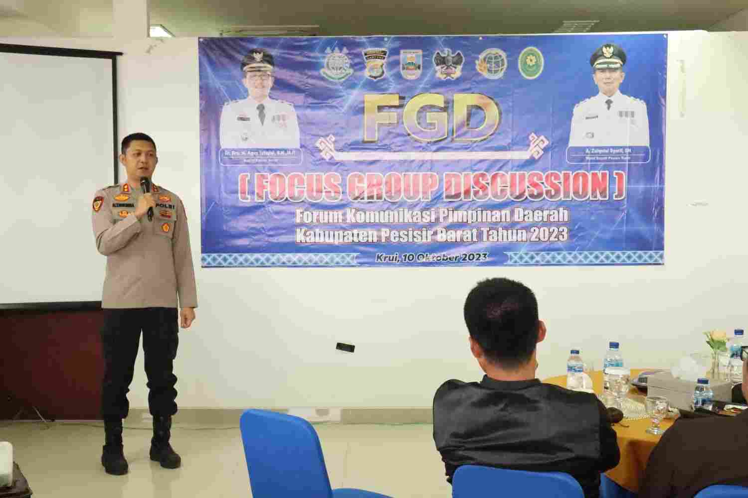 Kapolres Pesisir Barat Hadiri FGD Kapolres Pesisir Barat Hadiri FGD