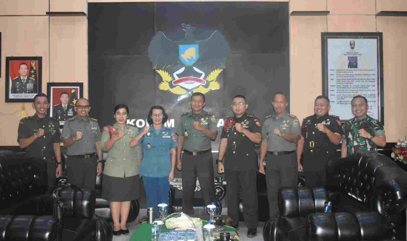 Danrem 043/Gatam Terima Audensi Ka Dilmil I-04 dan Ka Otmil I-05 Palembang Danrem 043/Gatam Terima Audensi Ka Dilmil I-04 dan Ka Otmil I-05 Palembang