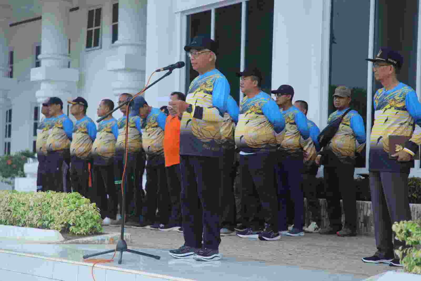 Bupati Surya Pimpin Upacara Pembukaan Porkab Korpri Tahun 2023 Bupati Surya Pimpin Upacara Pembukaan Porkab Korpri Tahun 2023