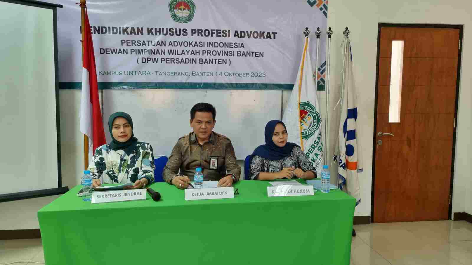 PKPA DPW Persadin Banten bersama Untara dibuka Ketum DPN Persadin Bang Oking PKPA DPW Persadin Banten bersama Untara dibuka Ketum DPN Persadin Bang Oking