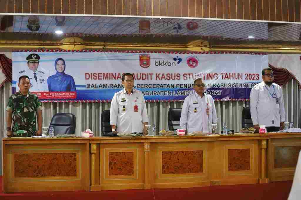 Pemkab Lambar Menggelar Diseminasi Audit Kasus Stunting Tahun 2023 Pemkab Lambar Menggelar Diseminasi Audit Kasus Stunting Tahun 2023
