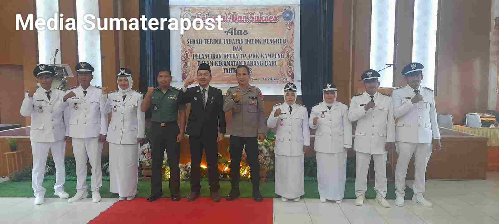 Kecamatan Karang Baru Laksanakan Sertijab Datok Penghulu dan Pelantikan Ketua TP.PKK Kecamatan Karang Baru Laksanakan Sertijab Datok Penghulu dan Pelantikan Ketua TP.PKK