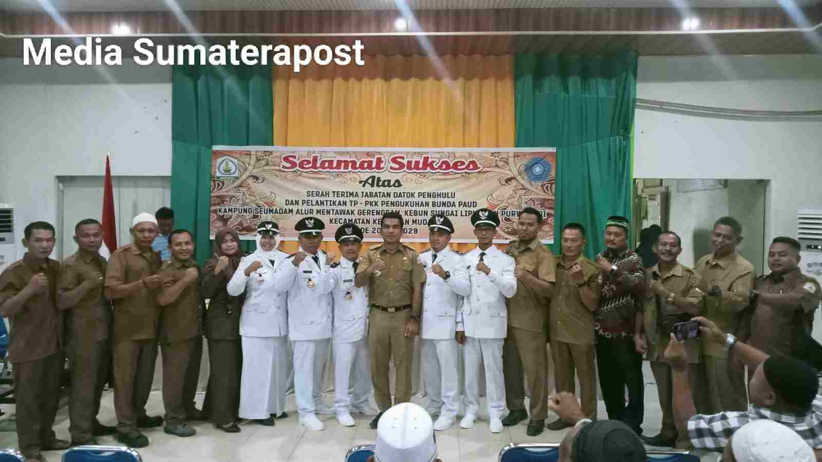 Sertijab Datok Penghulu dalam Wilayah Kecamatan Kejuruan Muda Sertijab Datok Penghulu dalam Wilayah Kecamatan Kejuruan Muda