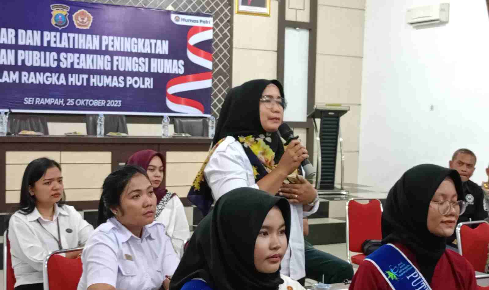 HUT Humas Polri ke-72, Polres Sergai Gelar Seminar dan Pelatihan Public Speaking HUT Humas Polri ke-72, Polres Sergai Gelar Seminar dan Pelatihan Public Speaking