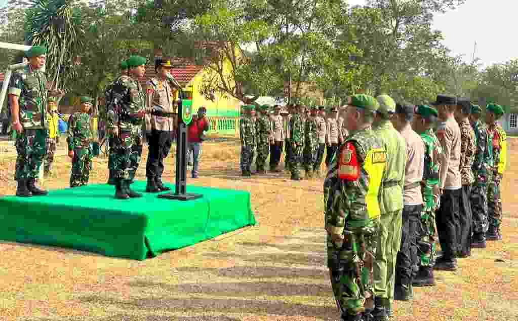 Kapolres Lampung Tengah Laksanakan Apel Gabungan Bersama Beberapa Dandim Kapolres Lampung Tengah Laksanakan Apel Gabungan Bersama Beberapa Dandim