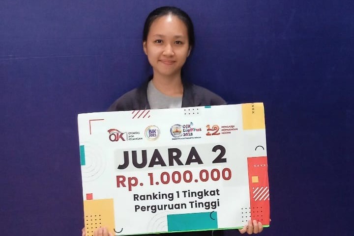 Giovanni Athalia Chandra Juara 2 Lomba Ranking 1 Tingkat Perguruan Tinggi se-Lampung Giovanni Athalia Chandra Juara 2 Lomba Ranking 1 Tingkat Perguruan Tinggi se-Lampung