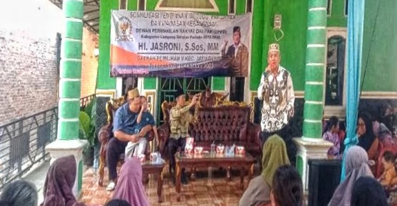 Datangi Desa Marga Agung, Jasroni Gelar Sosialisasi IPWK Datangi Desa Marga Agung, Jasroni Gelar Sosialisasi IPWK