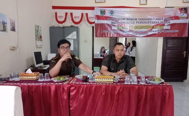 Pekon Gunung Doh Tanggamus Gelar Pelatihan dan Peningkatan Sadar Hukum Pekon Gunung Doh Tanggamus Gelar Pelatihan dan Peningkatan Sadar Hukum