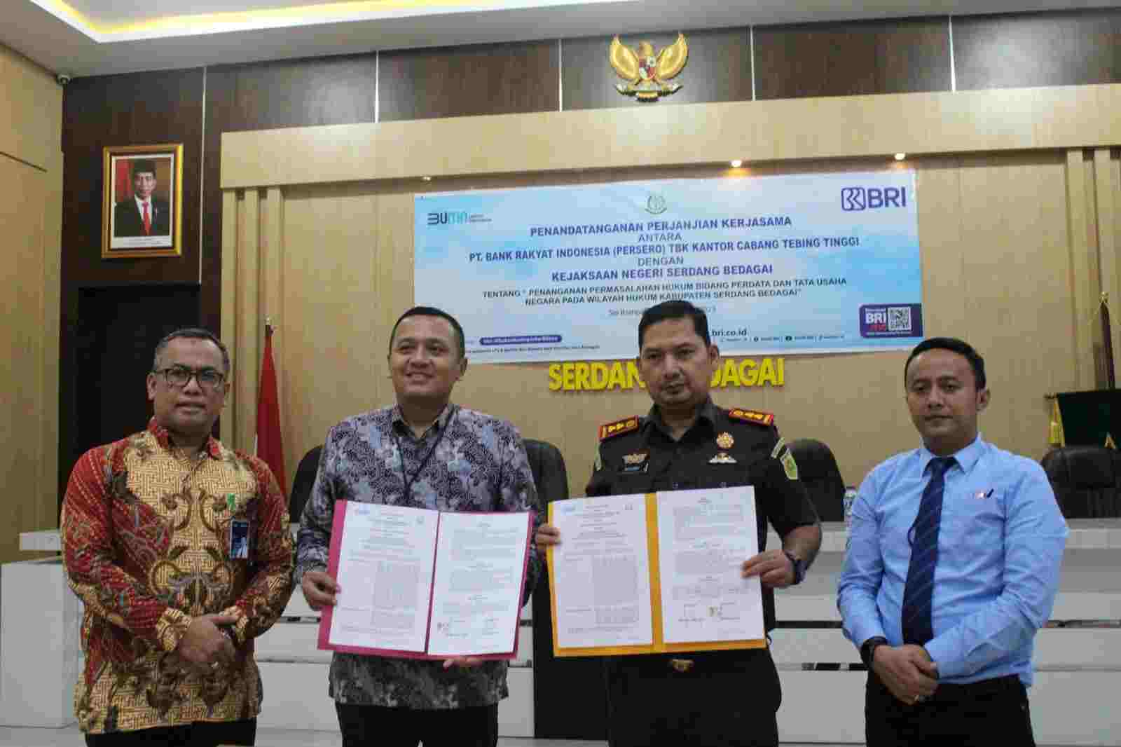 Kejari Sergai dan BRI Tebing Tinggi Kerjasama Penanganan Hukum, Target Pemulihan Keuangan Kejari Sergai dan BRI Tebing Tinggi Kerjasama Penanganan Hukum, Target Pemulihan Keuangan