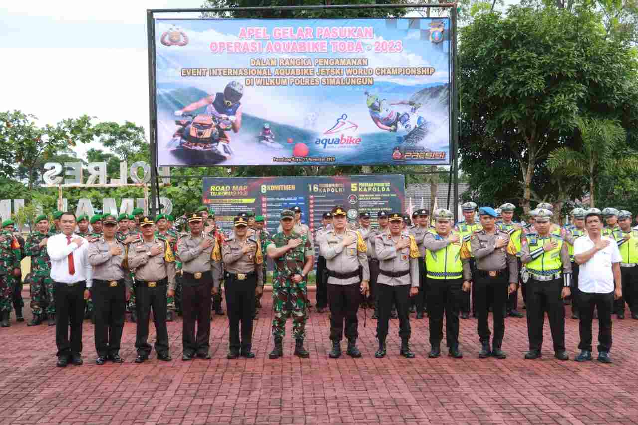 Siap Amankan Even Internasioanal, Polres Simalungun Gelar Apel Pasukan Operasi Aquabike Toba 2023 Siap Amankan Even Internasioanal, Polres Simalungun Gelar Apel Pasukan Operasi Aquabike Toba 2023
