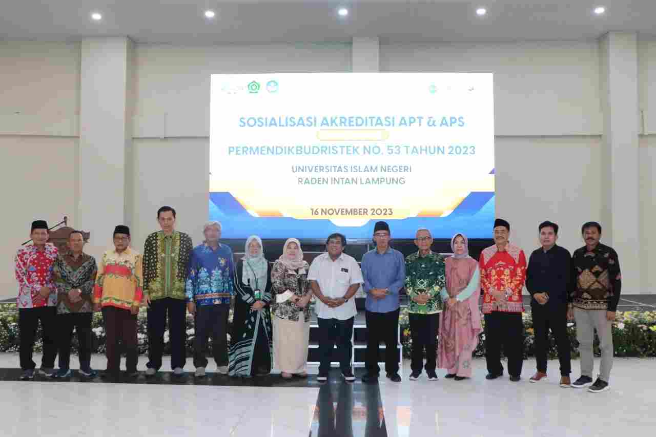 LPM UIN Lampung Adakan Sosialisasi APT dan APS Perspektif Permendikbud Ristek No 53 LPM UIN Lampung Adakan Sosialisasi APT dan APS Perspektif Permendikbud Ristek No 53