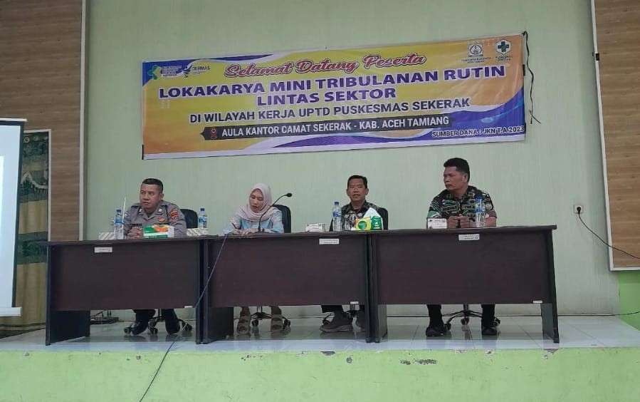 UPTD Puskesmas Sekerak Laksanakan Lokakarya Mini Tribulanan Rutin Lintas Sektoral UPTD Puskesmas Sekerak Laksanakan Lokakarya Mini Tribulanan Rutin Lintas Sektoral