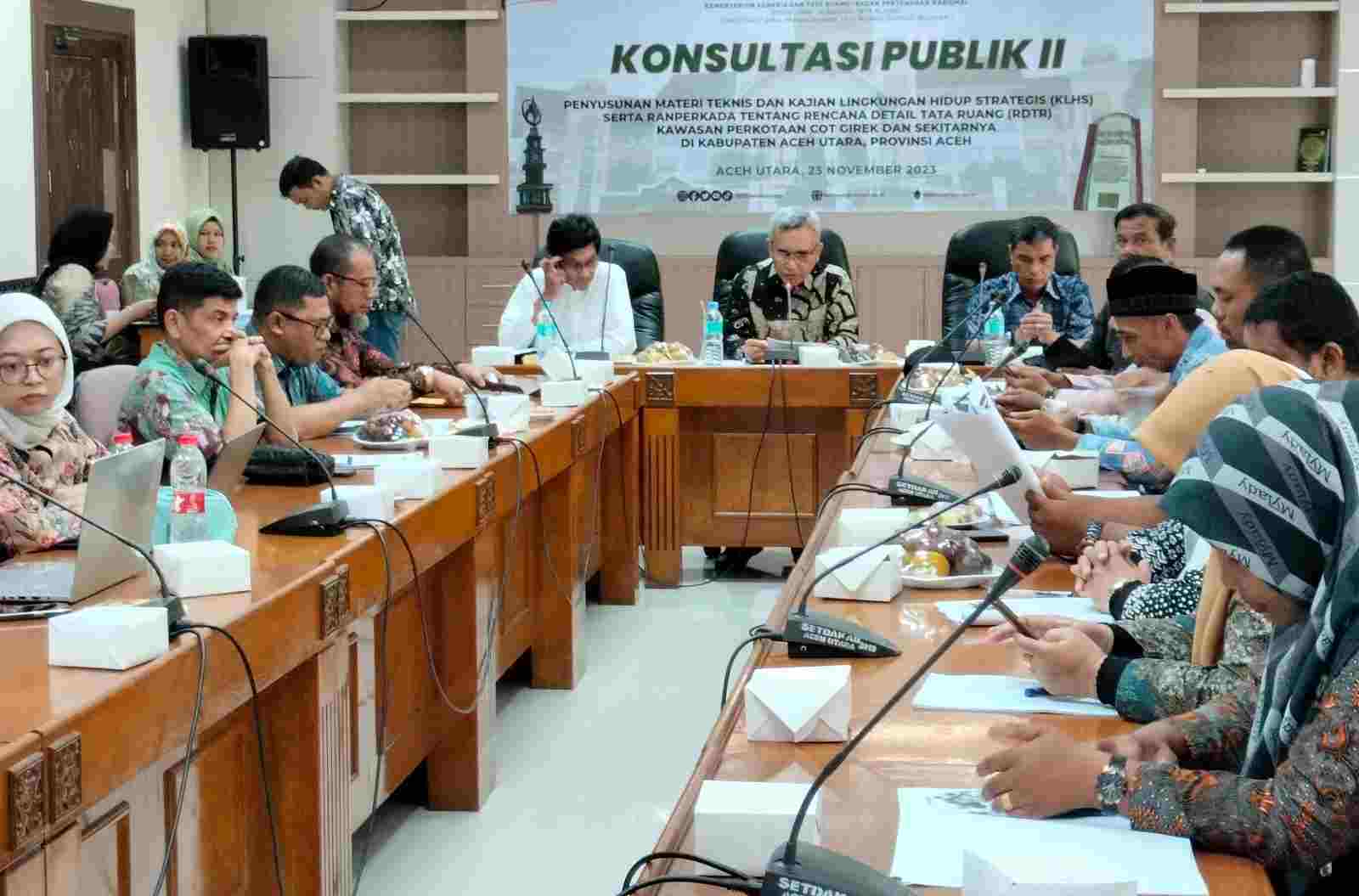 Dinas PUPR Gelar Konsultasi Publik ke-2 Untuk Susun Materi Teknis RDTR Cot Girek Dinas PUPR Gelar Konsultasi Publik ke-2 Untuk Susun Materi Teknis RDTR Cot Girek