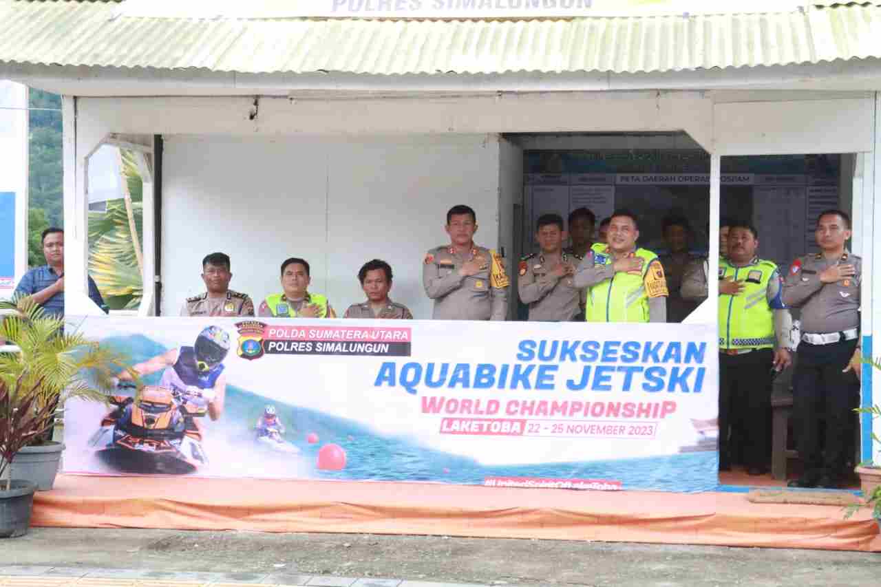 Dukung Aquabike Toba-2023, Polres Simalungun Dirikan Pos Pam Dukung Aquabike Toba-2023, Polres Simalungun Dirikan Pos Pam