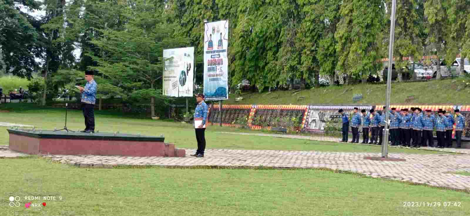 Pemkab Tanggamus Melaksanakan Upacara Peringatan HUT KORPRI ke-52 Pemkab Tanggamus Melaksanakan Upacara Peringatan HUT KORPRI ke-52