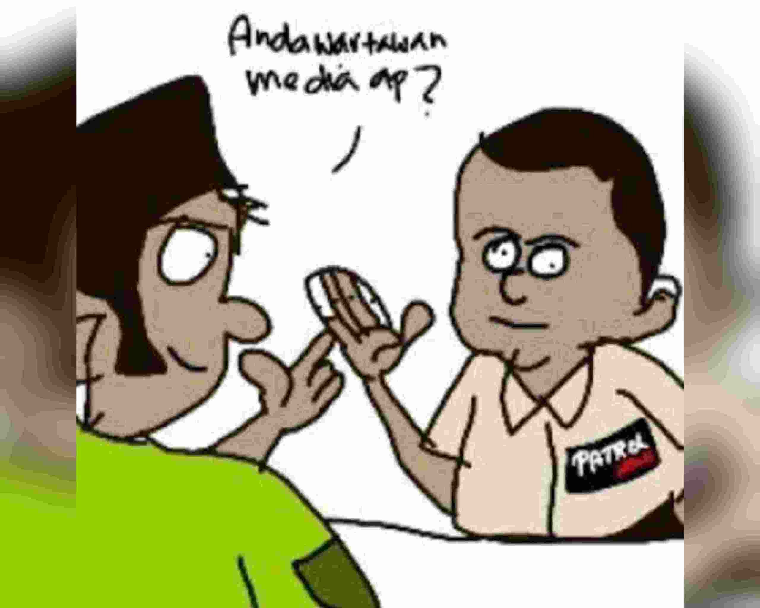 Peratin Pakunegara Disinyalir Alergi Wartawan Peratin Pakunegara Disinyalir Alergi Wartawan