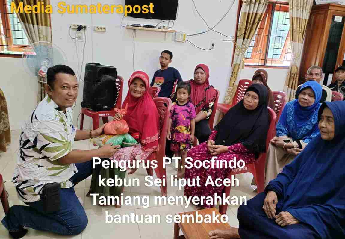PT. Socfindo Aceh Tamiang Berbagi Sebako, Menyambung Tali Kasih dengan Masyarakat PT. Socfindo Aceh Tamiang Berbagi Sebako, Menyambung Tali Kasih dengan Masyarakat