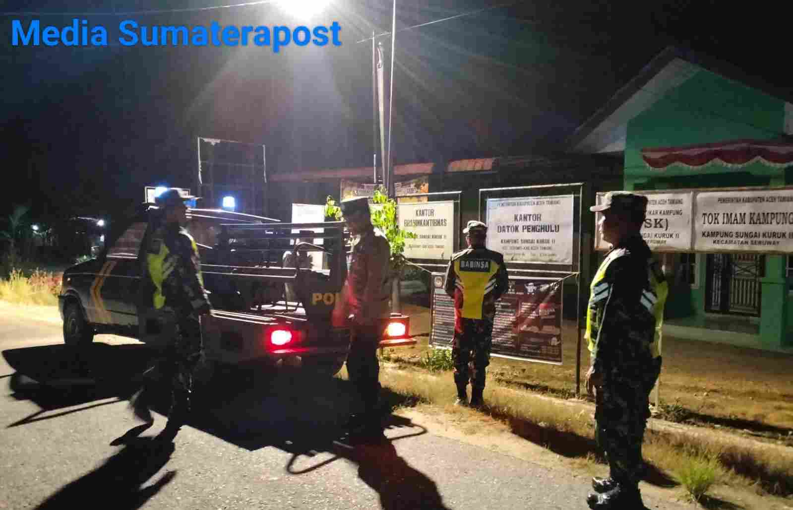 Patroli Bersama Cipta Kondisi Damai di Wilayah Kabupaten Aceh Tamiang Patroli Bersama Cipta Kondisi Damai di Wilayah Kabupaten Aceh Tamiang