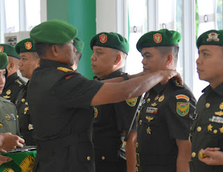 Jabatan Komandan Kodim 0427/Way Kanan Diserahterimakan Jabatan Komandan Kodim 0427/Way Kanan Diserahterimakan