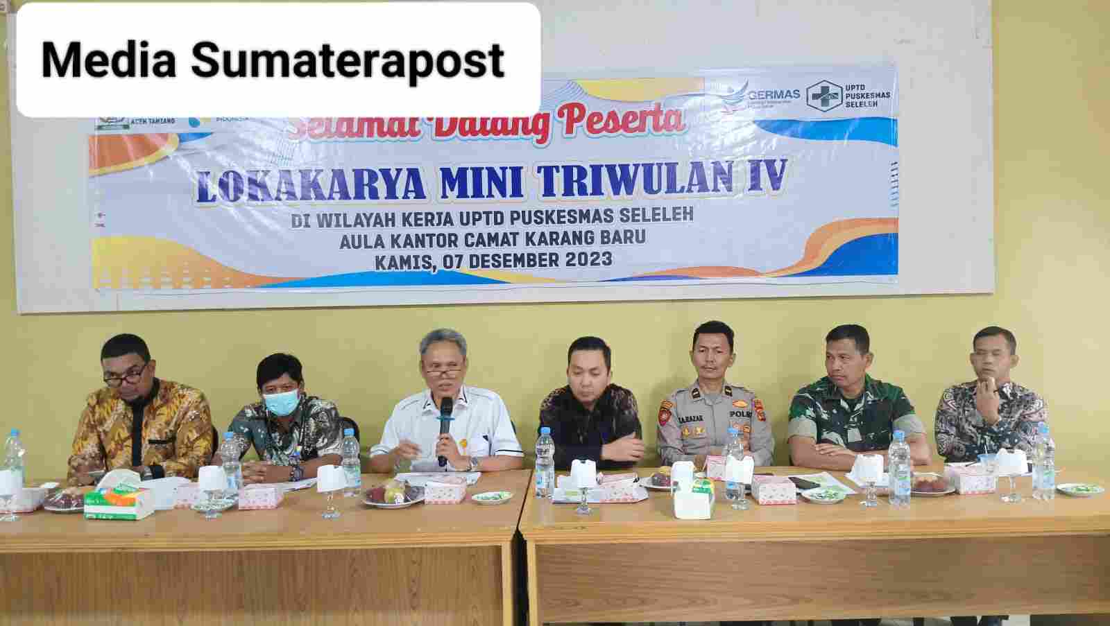 Pertemuan Lokarya Mini Triwulan IV UPTD Puskesmas Seleleh 2023 Pertemuan Lokarya Mini Triwulan IV UPTD Puskesmas Seleleh 2023