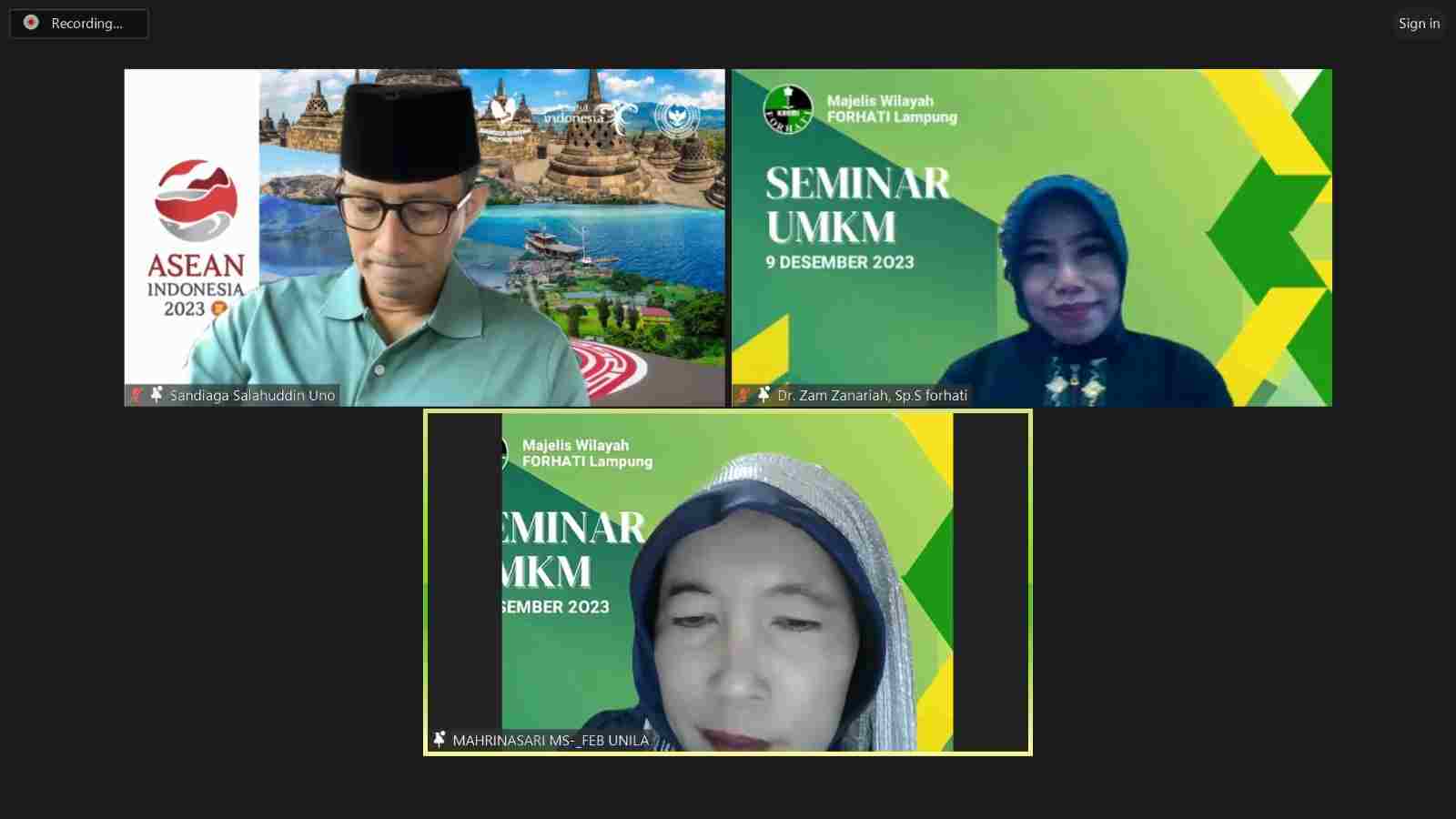 Seminar UMKM Forhati Lampung Tumbuhkan Suplemen Perempuan Kembangkan Usaha Seminar UMKM Forhati Lampung Tumbuhkan Suplemen Perempuan Kembangkan Usaha