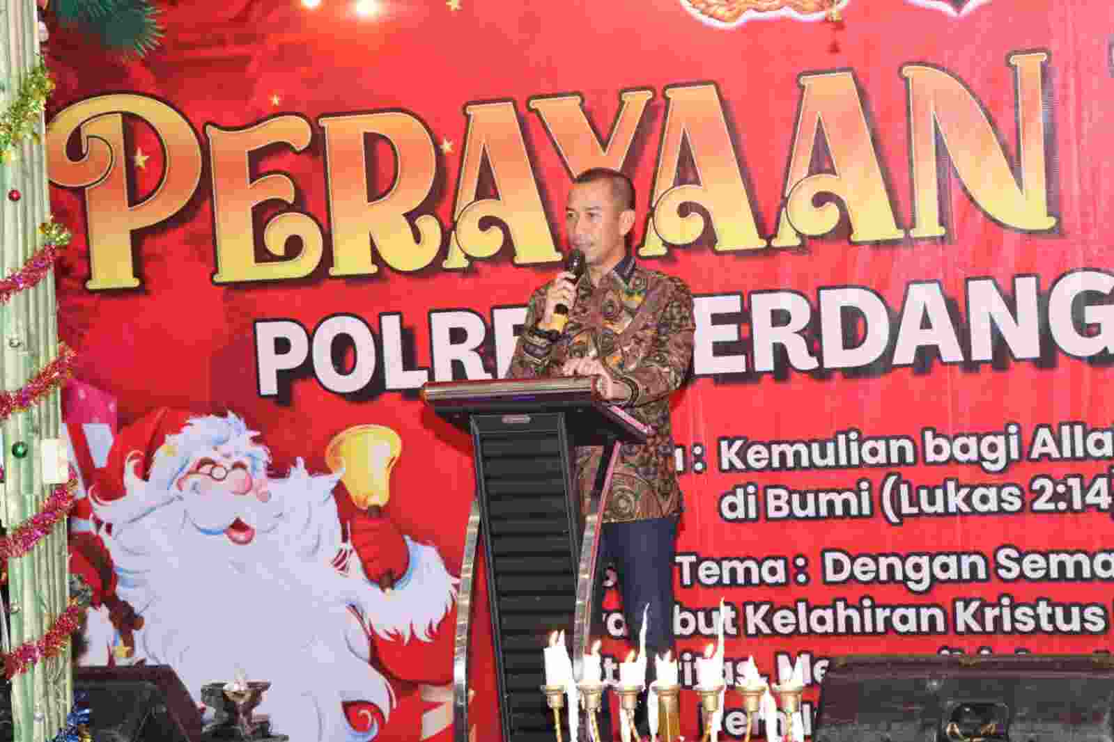 Perayaan Natal Polres Sergai Mempererat Hubungan Silaturahmi Perayaan Natal Polres Sergai Mempererat Hubungan Silaturahmi