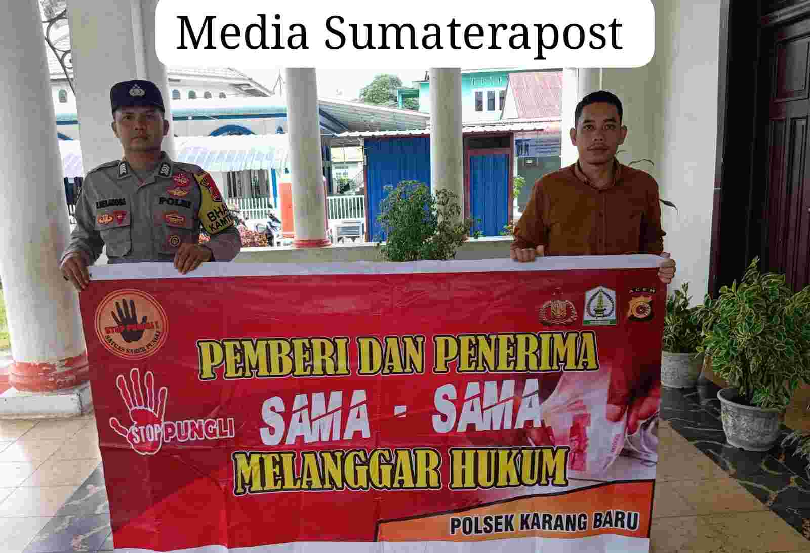 Kapolsek Iptu Surya Darma Laksanakan Sosialisasi Saber Pungli Kapolsek Iptu Surya Darma Laksanakan Sosialisasi Saber Pungli